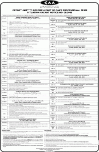 Civil Aviation Authority Pakistan Jobs 2016 CAA Download Form Submission Last Date Eligibility Criteria
