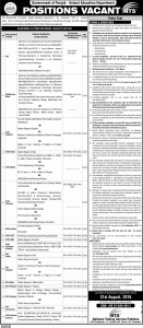 Punjab District Teacher Educators Jobs 2016 in School Education Department NTS Application Form