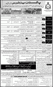 PAF Pakistan Air Force Jobs 2016 Registration Online Eligibility And Ineligibility Criteria Last Date