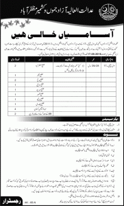 AJK Judicial Department Civil Judge Jobs 2016 Registration Form Submission Last Date Test and Interview