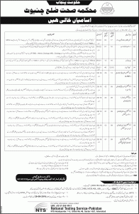 Health Department Chiniot Jobs 2016 NTS Application Form Download Fee Eligibility Criteria Dates and Schedule