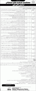 Health Department Mianwali Jobs 2016 NTS Application Form Download Challan Eligibility Criteria
