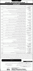 Punjab Health Department Rawalpindi Jobs 2016 NTS Application Form Download