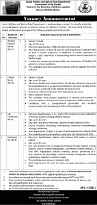 Punjab Social Welfare and Bait-ul-Maal Department Multan Jobs 2016 Application Form