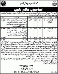 Punjab Population Welfare Department Narowal Jobs 2016 Application Form Submission